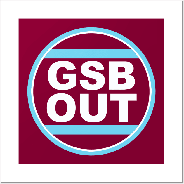 GSB Out Protest Roundel Wall Art by Spyinthesky